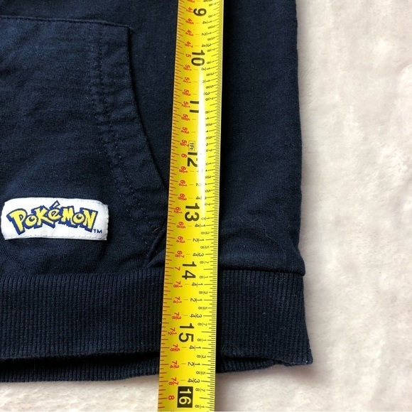 Pokemon Navy Graphic Pullover Hoodie Youth Size 6 - Picture 10 of 10